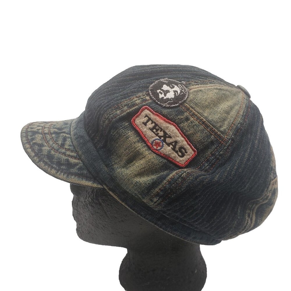 CAL BERKELEY University California Newsboy Hat Fitted 57.5CM Che Guevara Texas - Picture 2 of 12